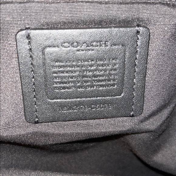 Coach Signature Black and Brown Backpack - Picture 10 of 15